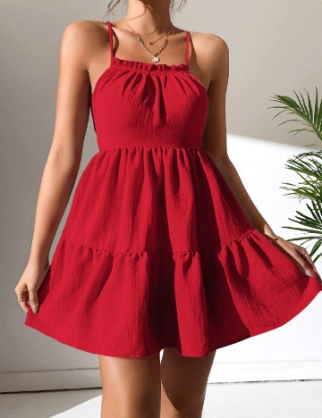 Rochie scurta SHEIN, rosu