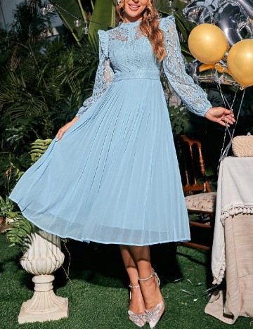 Rochie lunga SHEIN, albastru