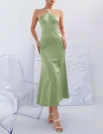 Rochie medie SHEIN, verde