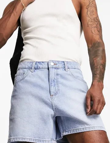Pantaloni scurti ASOS, albastru