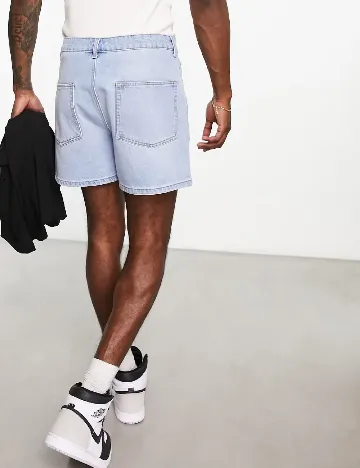 Pantaloni scurti ASOS, albastru
