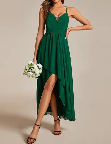 Rochie medie Ever-Pretty, verde