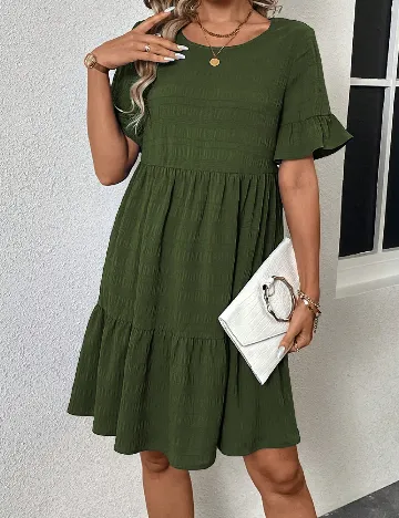 Rochie scurta SHEIN, verde
