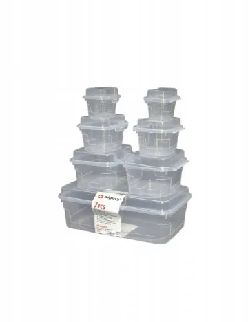 Set recipiente Alpina, transparent Alb