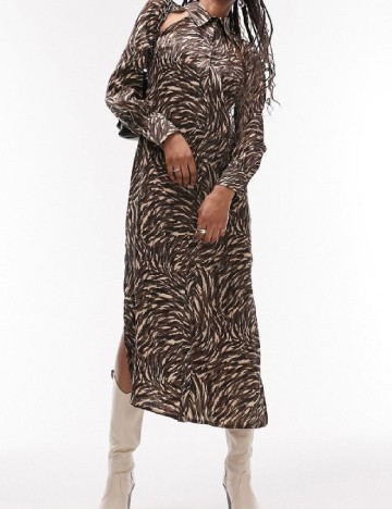Rochie medie Top Shop, maro