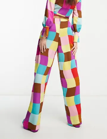 Pantaloni Something New, mix culori