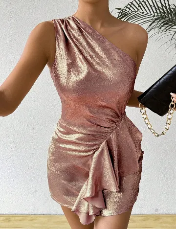 Rochie scurta SHEIN, roz Roz