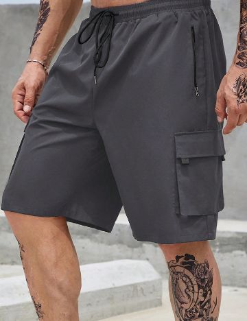 Pantaloni scurti SHEIN, gri