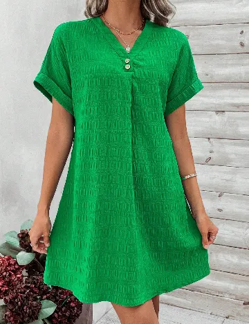 Rochie scurta SHEIN, verde Verde