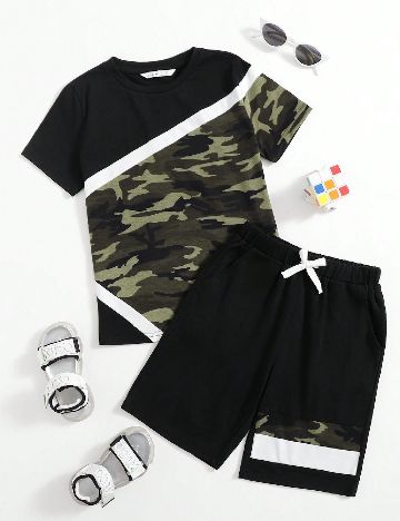 Compleu Shein Kids, negru