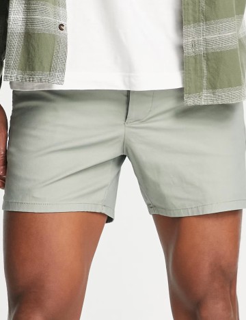 Pantaloni scurti ASOS, verde deschis