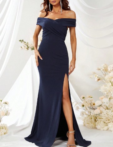 Rochie lunga Giffniseti, albastru
