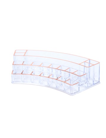 Organizator makeup OutletMag, transparent
