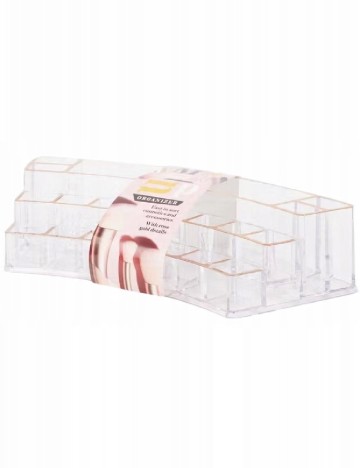 Organizator makeup OutletMag, transparent