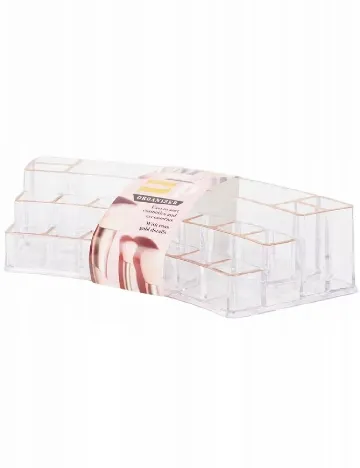 Organizator makeup OutletMag, transparent