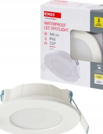 Spot LED incastrat EMOS, alb
