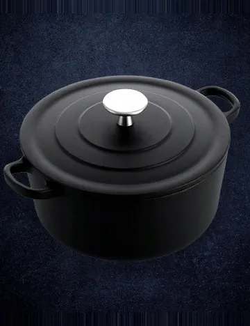 Oala din fonta Royal van Kempen & Begeer, negru Negru