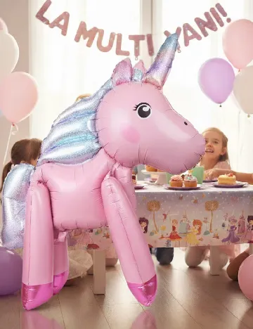 Balon Unicorn 100 cm AVEC, roz Roz
