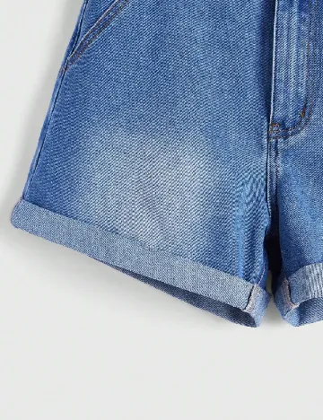 Pantaloni scurti Romwe, albastru