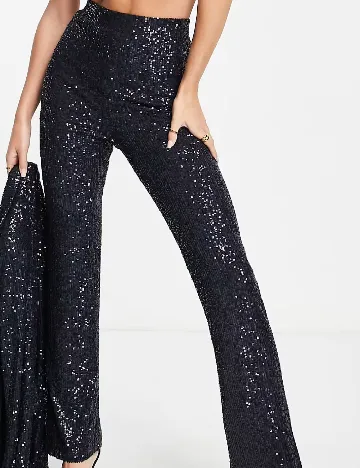 Pantaloni ASOS, bleumarin inchis