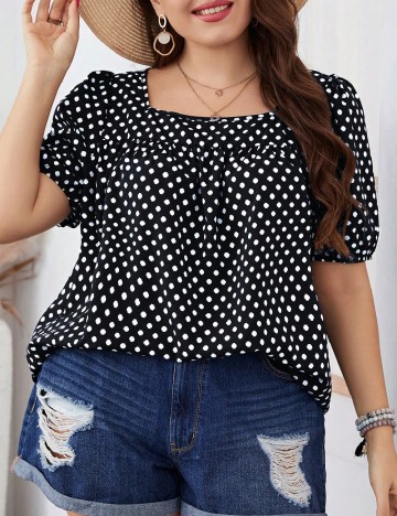 Bluza SHEIN CURVE, negru