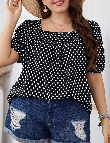 Bluza SHEIN CURVE, negru