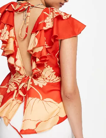 Bluza ASOS, portocaliu