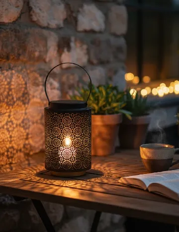 Lampa ACTION, negru Negru