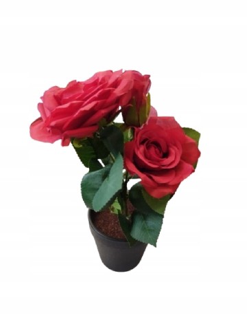 Floare artificiala OutletMag, rosu