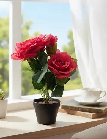 Floare artificiala, rosu Rosu