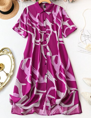 Rochie medie SHEIN CURVE, mov