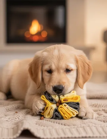 Minge olfactiva pentru caini Pets Dreamteam, galben/gri Galben