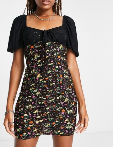 Rochie scurta ASOS, floral print