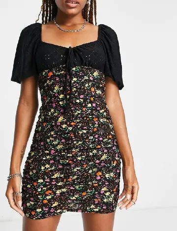Rochie scurta ASOS, floral print Floral print