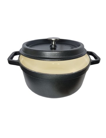 Oala din fonta SOLA, negru