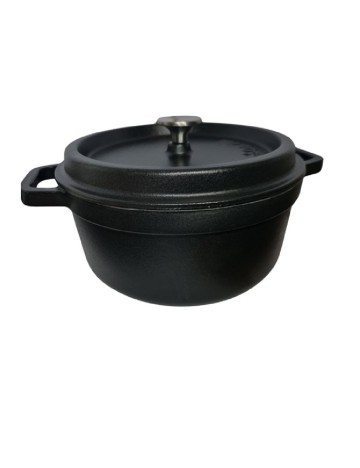 Oala din fonta SOLA, negru
