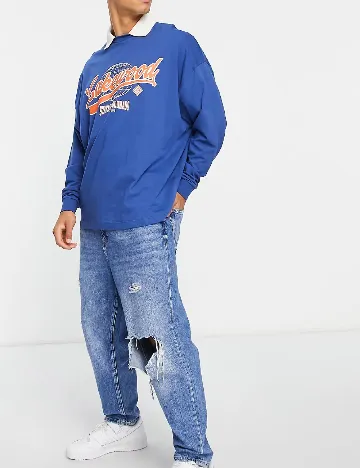 Bluza ASOS, albastru Albastru