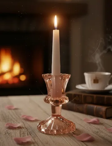 Suport lumanare Home Accents, maro Maro