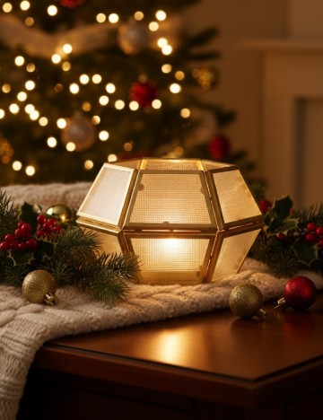 Suport lumanare, auriu