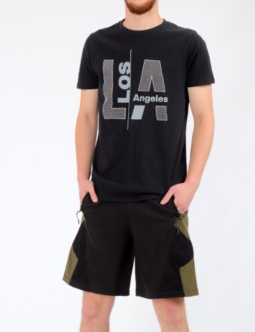 Pantaloni scurti Bolongaro Trevor, negru