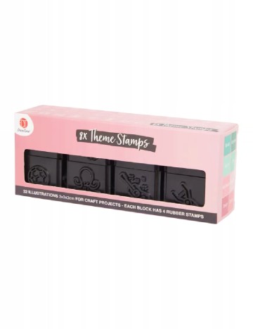 Set stampile Deco Time, negru