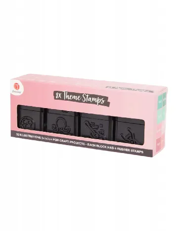 Set stampile Deco Time, negru