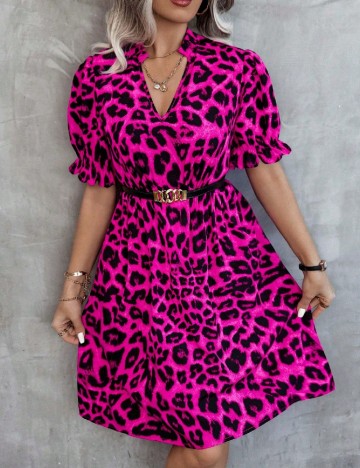 Rochie medie SHEIN, roz