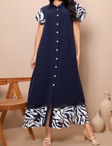 Rochie lunga SHEIN, albastru