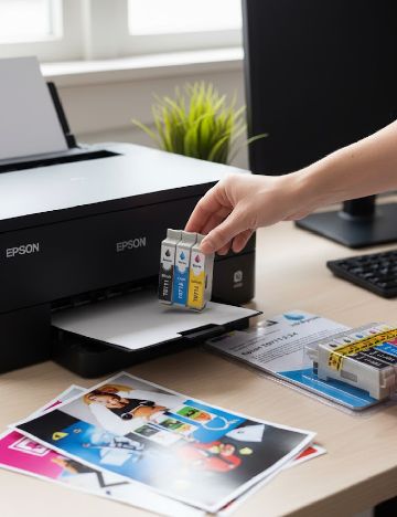 Set cerneala Epson ink & print, mix culori