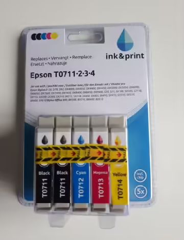 Set cerneala Epson, mix culori