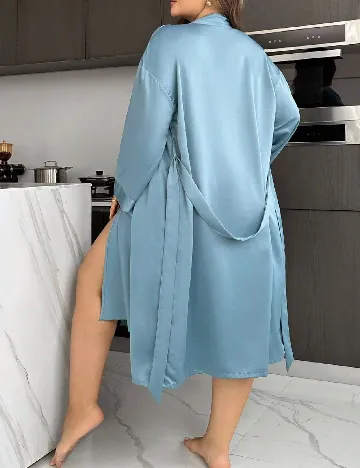 Pijama SHEIN CURVE, albastru