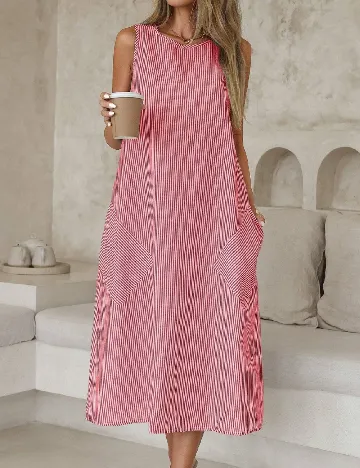 Rochie medie SHEIN, rosu