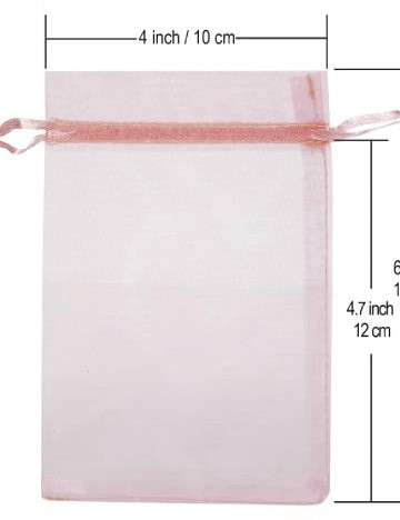 Set saculeti 5 bucati Hobby Flora, roz