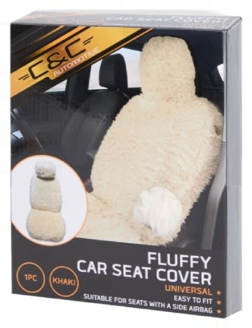 Husa scaun auto C&C Automotive, crem